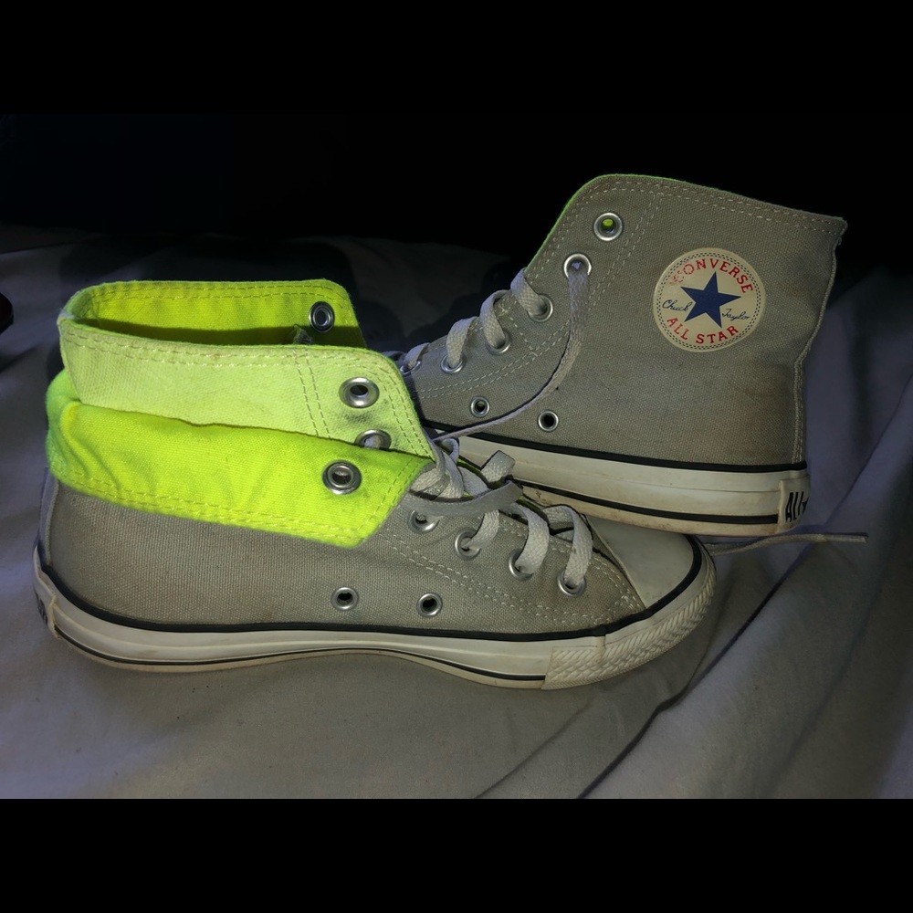 Green and Grey Converse (6)